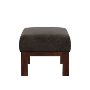 Monterey Upholstered Foam Cushion Ottoman with Solid Wood Frame for Living Rooms