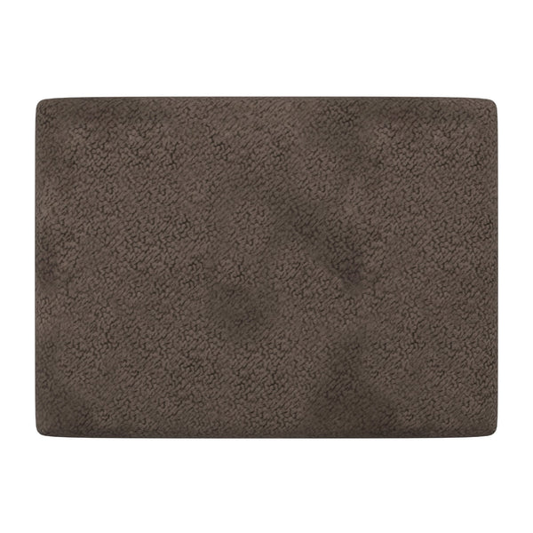 Monterey Upholstered Foam Cushion Ottoman with Solid Wood Frame for Living Rooms