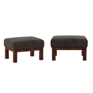 Monterey Upholstered Foam Cushion Ottoman with Solid Wood Frame for Living Rooms