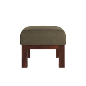 Monterey Upholstered Foam Cushion Ottoman with Solid Wood Frame for Living Rooms
