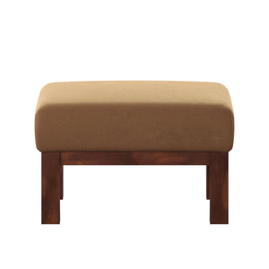 Homelegance Monterey Upholstered Foam Cushion Ottoman with Solid Wood Frame for Living Rooms Brown Polyurethane Foam Pad - B 9912-4RU