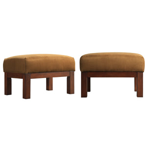 Monterey Upholstered Foam Cushion Ottoman with Solid Wood Frame for Living Rooms