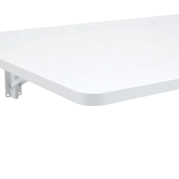 English Elm Laundry Room Folding Table - Space-Saving Wall-Mounted Workstation For Home, Office, And Garage W3226P325707