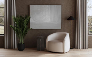 Basset Mirror Abbey Brown Accent Table - Modern Minimalist Design With Solid Italian Marble For Chic Spaces Brown Marble 9918-lr-223