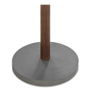English Elm Hagan Outdoor Square Concrete Steel Patio Table for Industrial Modern Spaces B2769P504201