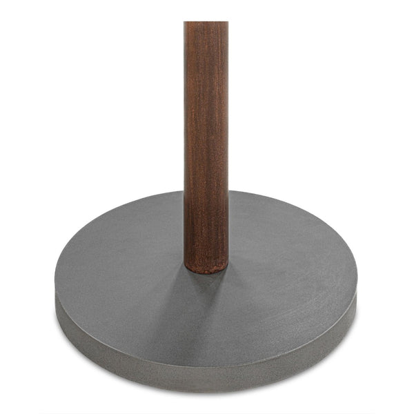 English Elm Hagan Outdoor Square Concrete Steel Patio Table for Industrial Modern Spaces B2769P504201