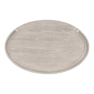 English Elm Modern Matte Two-drawer Nightstand with Dovetail Joints and Felt-lined Storage Light Gray B2741P431070