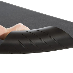 OSP Home Furnishings Black Memory Foam Anti-fatigue Standing Mat with Non-slip Base for Desk Workstations AM2030B