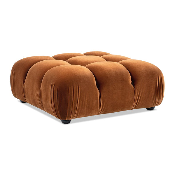 English Elm Marcel Bubble Cocktail Ottoman Plush Velvet Seating for Modern Living Rooms B2719P280170