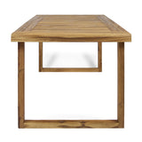 Christopher Knight Home® - Noble House - Nestor Outdoor 69" Acacia Wood Dining Table