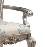 English Elm Beige and Antique Platinum Tufted Side Chair (Set Of 2)