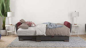 English Elm Primenest Upholstered Convertible Chaise Lounge With Storage - Stylish, Comfortable, And Versatile! B030P303520-GIGA