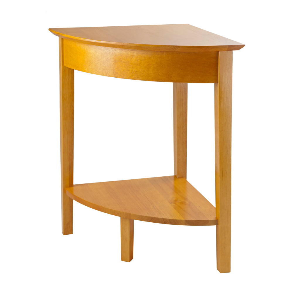 Winsome Wood Studio Corner Table In Classic Honey Finish - Versatile Solid Wood Design For Home Office & Storage Honey Solid Wood 99320-winsome-wood