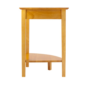 Winsome Wood Studio Corner Table In Classic Honey Finish - Versatile Solid Wood Design For Home Office & Storage Honey Solid Wood 99320-winsome-wood