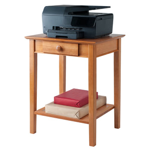 Winsome Wood Studio Home Office Printer Stand – Elegant Honey Finish, Multi-functional Storage & Organization Unit Honey Solid ,Composite Wood 99323-winsome-wood