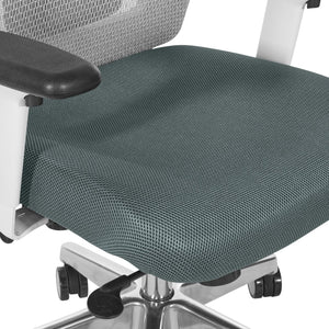 OSP Home Furnishings Progrid® Breathable Mesh Mid Back Office Chair with Lumbar Support and Ergonomic Tilt 95672-2M