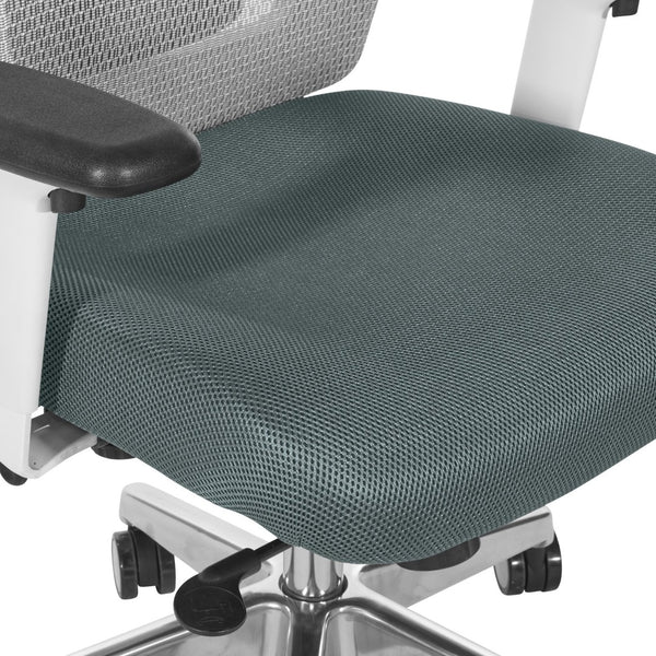 OSP Home Furnishings Progrid® Breathable Mesh Mid Back Office Chair with Lumbar Support and Ergonomic Tilt 95672-2M