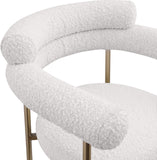 Blake Cream Boucle Fabric Counter Stool 993Cream-C Meridian Furniture