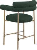 Blake Green Boucle Fabric Counter Stool 993Green-C Meridian Furniture