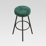 Swivel Seat Glam Bar Stool - Set of 2 Emerald TWYD7DEM Walker Edison