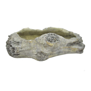 English Elm Paul Terracotta Trough Planter Weathered Gray Driftwood Finish Coastal Patio Decor B056P412617