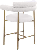 Blake Cream Boucle Fabric Counter Stool 994Cream-C Meridian Furniture