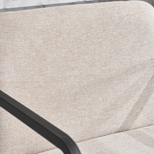 English Elm Set Of 2 Modern Upholstered Counter-Height Bar Stools With Armrests - Stylish & Comfortable Dining Chairs W1901P225273-GIGA