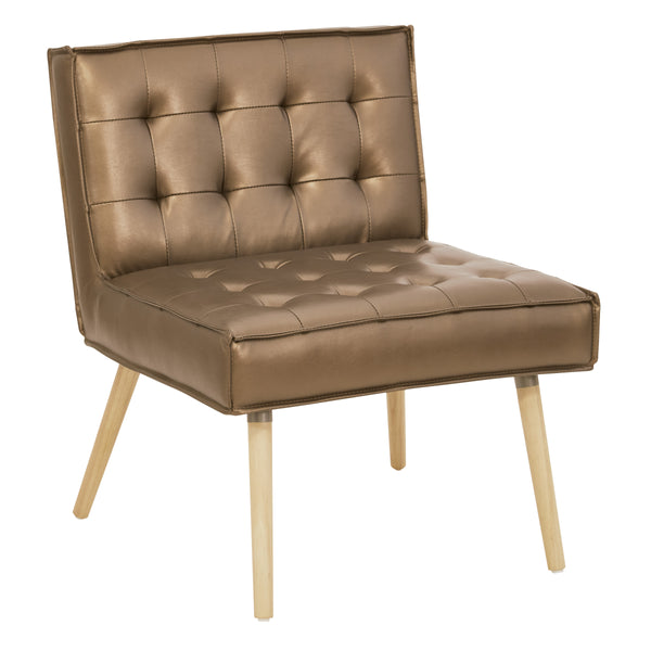 OSP Home Furnishings Amity Tufted Accent Chair Sizzle Copper