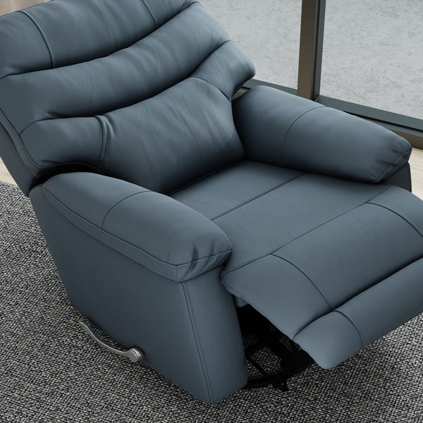 English Elm Global Home Swivel Glider Recliner In Oslo Sapphire - Plush Comfort, Durable Design For Every Space B339P333950