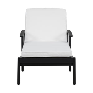 English Elm Set of 3 Solid Acacia Outdoor Chaise Lounges with Adjustable Backrest and Side Table N769P363844B_2_N769P248112B