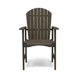 Christopher Knight Home® - Noble House - Malibu Outdoor Weather Resistant Acacia Wood Adirondack Dining Chairs (Set of 2)