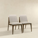 English Elm Ashcroft Furniture - Grivelle Cream Fabric Dining Chair (Set Of 2)