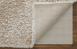 Feizy Rugs Darian Plush High Pile Polyester Shag Rug - Cozy, Modern Design For Effortless Home Elegance Ivory Polyester Drn39k0fbge000p00