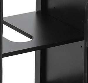English Elm 20" Black Bathroom Vanity with Ceramic Sink, Soft-Close Door, U-Shaped Adjustable Shelf & Door Racks N729P299364B