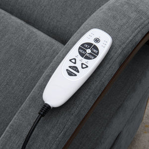 English Elm Kayla Power Lift Recliner with Zero Gravity Massage Heating and Chenille Upholstery B2726P469551