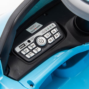 English Elm 12v Licensed Volkswagen Beetle Ride on Car with Remote Control and Suspension for Kids Blue W1578P418192
