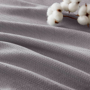 JLA Home Madison Park - Blanket crafted from Liquid Cotton for ultra-soft, breathable, OEKO‑TEX certified comfort and durability Grey BL51N-0679
