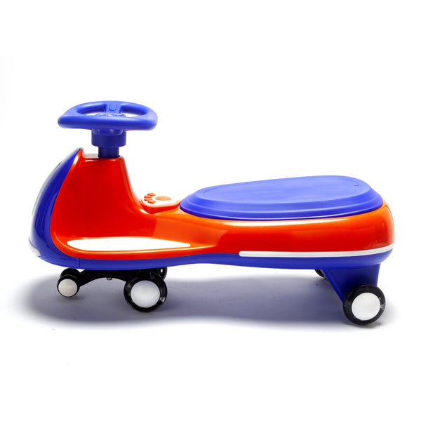 English Elm 12v Kids Ride on Twist Car with Dual Motors Led Wheels Bluetooth and Learning Content W1760P384599