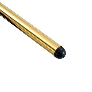 English Elm Luxury Dining Chair Set Of 4 - Modern Black Pu Upholstery With Gold Legs For Stylish Comfort W1151P282688