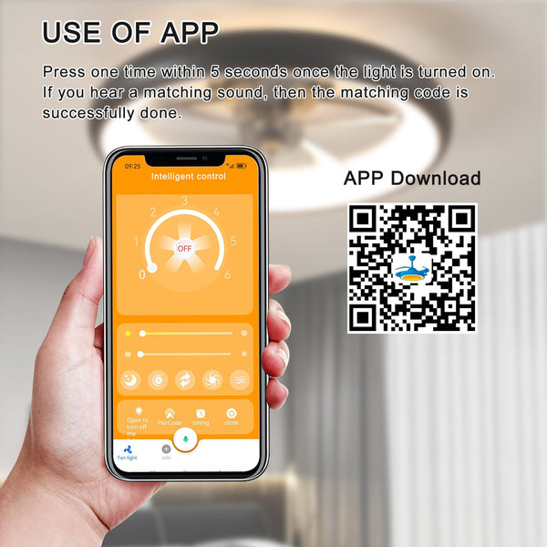 English Elm Ceiling Fan with Lights Dimmable LED featuring 5 Smoke Ash Blades, DC Motor, Remote, Timer, Quick-Fit Black White W1340103791