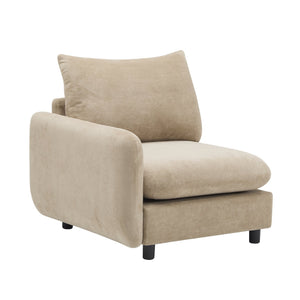 English Elm Christopher Knight Home® - 99 In. L Shaped Modular Velvet Sectional Sofa Set With Ottoman - Stylish Comfort For Any Space N773IS00004N