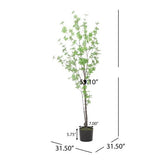 Christopher Knight Home® - Noble House - Bowrun 4' X 2.5' Artificial Enkianthus Tree, Green