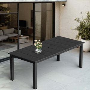English Elm A Versatile Outdoor Dining Table – Perfect For Patios, Balconies, And Garden Lounges, Low Maintenance! T3898P371372