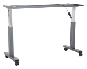 OSP Home Furnishings 4' Sit Stand Desk Frame with Pneumatic Height Adjustment for Office Workstations 5' HB6025-7
