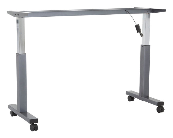 OSP Home Furnishings 4' Sit Stand Desk Frame with Pneumatic Height Adjustment for Office Workstations 5' HB6025-7