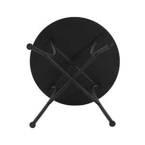 English Elm Christopher Knight Home® - Lambert Outdoor Chat Set Black & Red - Ornate Water-Shedding Ceramic Tile Seats, Iron Frame Patio Elegance N775P215527B