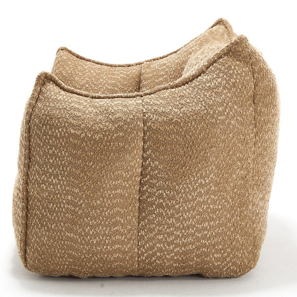 English Elm Sofa plush beanbag chair with superfiber cover and resilient foam filling for ultimate home comfort and relaxation Coffee W1996P252265