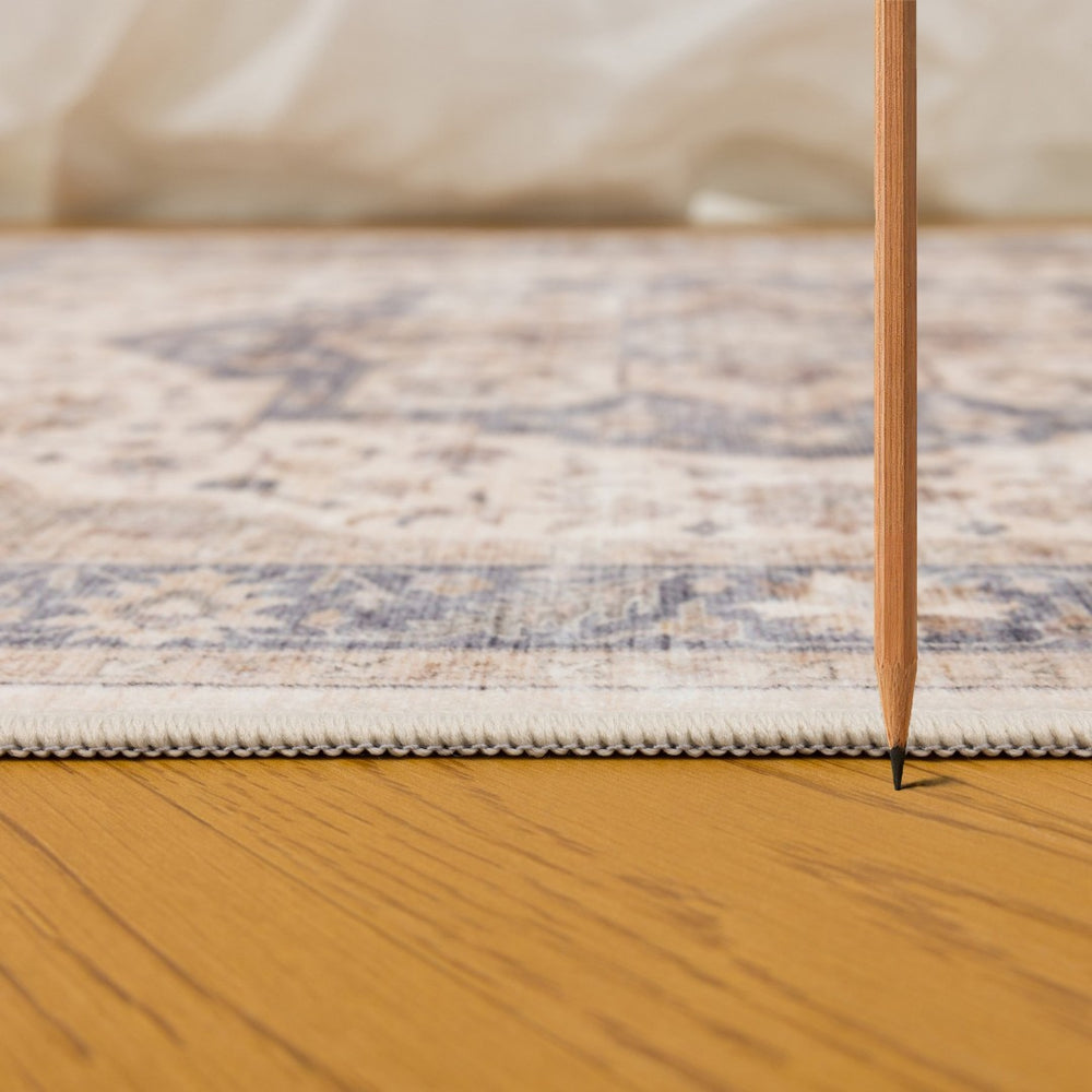 English Elm Premier Low Pile Ivory Area Rug Large Format Neutral Flatweave for Living Rooms B186P479389