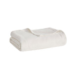 Freshspun Basketweave Casual 100% Cotton Blanket W/ 1" Self Hem