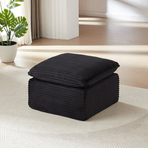 English Elm Modern Corduroy Cloud Sofa - Stylish Modular Seating For Homes, Offices & Apartments, Cozy Comfort! W3396P388625